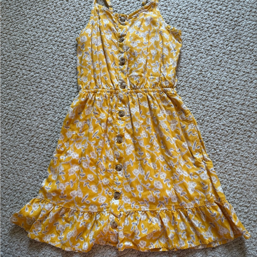 Abercrombie Kids Yellow Floral Dress